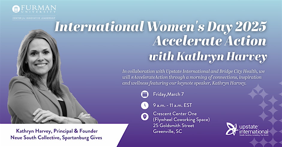 International Women's Day Celebration 2025 Accelerate Action Upstate