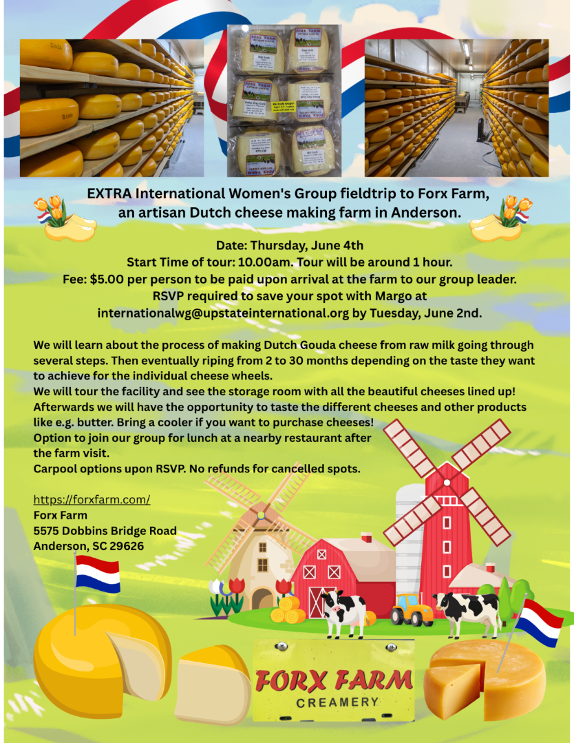 EXTRA UIWG Fieldtrip to Forx Farm | Upstate International EXTRA UIWG Fieldtrip to Forx Farm | Upstate International